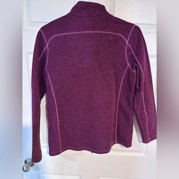 Women's Purple Full-Zip Jacket - Picture 2 of 3